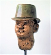 Domani mi sposo. Pezzo unico artigianale in ceramica. Altezza cm 53