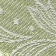 Runner da tavola, tessuto artigianalmente disegno a spighe, cm 250x45, colore verde muschio