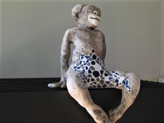 Ci penso su. Pezzo unico artigianale in ceramica