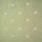 Runner da tavola, tessuto artigianalmente con disegno Api, disponibile nella misura cm 100x45, colore verde muschio