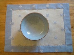 Tovaglietta per colazione, tessitura artigianale